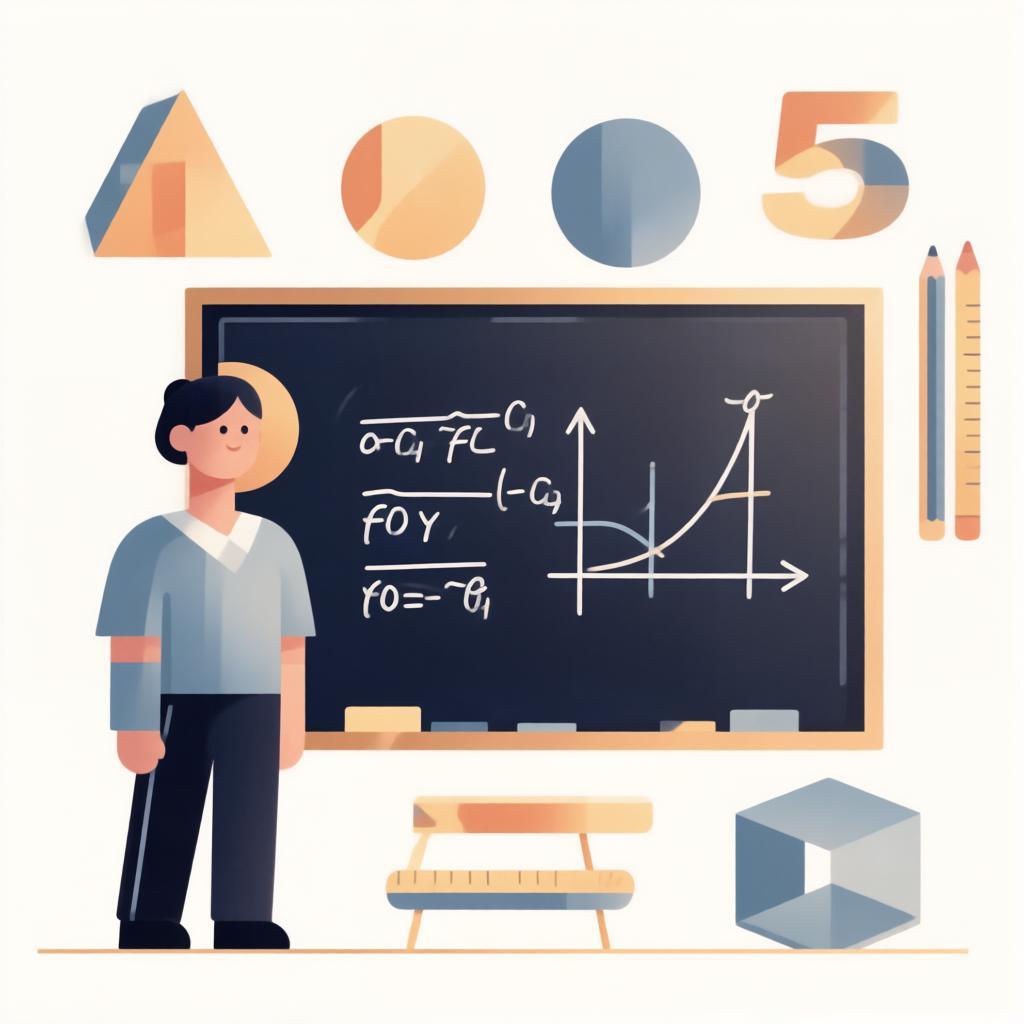 Иллюстрация: математика, формулы и фигуры